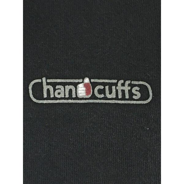古着 90s USA製 handcuffs 手袋袖 ワンポイント スウェット トレーナー 