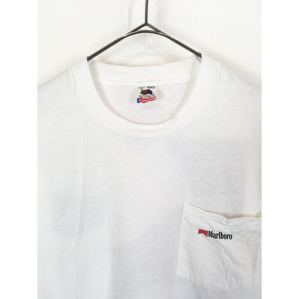 古着 90s USA製 Marlboro マルボロ カウボーイ ポケット Tシャツ ポケT XL 古着 古着 90s USA製 Marlboro マルボロ カウボーイ ポケット Tシャツ ポケT