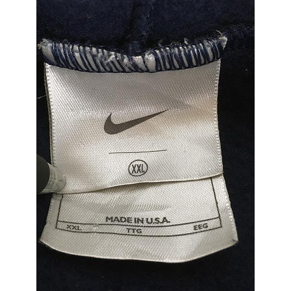 古着 USA製 NIKE センター ロゴ 刺しゅう スウェット パーカー