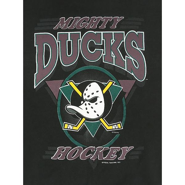 古着 90s NHL Mighty Ducks ダックス スウェット トレーナーXL位 