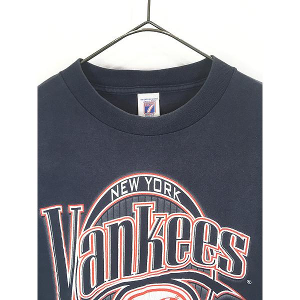 古着 90s MLB NY Yankees ヤンキース Tシャツ L : 古着屋ドラセナ