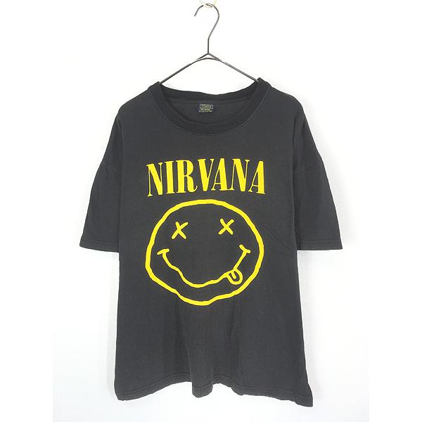 古着 00s NIRVANA スマイル スマイリー フェイス グランジ ロック