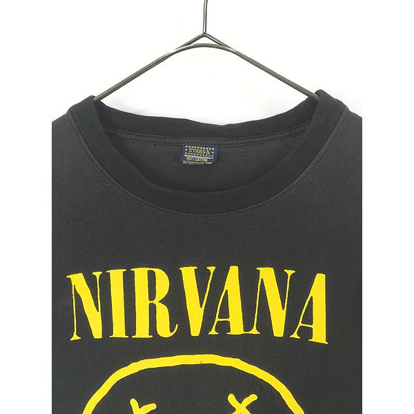 古着 00s NIRVANA スマイル スマイリー フェイス グランジ ロック