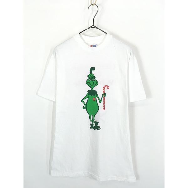 古着 90s USA製 Dr Seuss GRINCH グリンチ 「Greetings from Whoville 