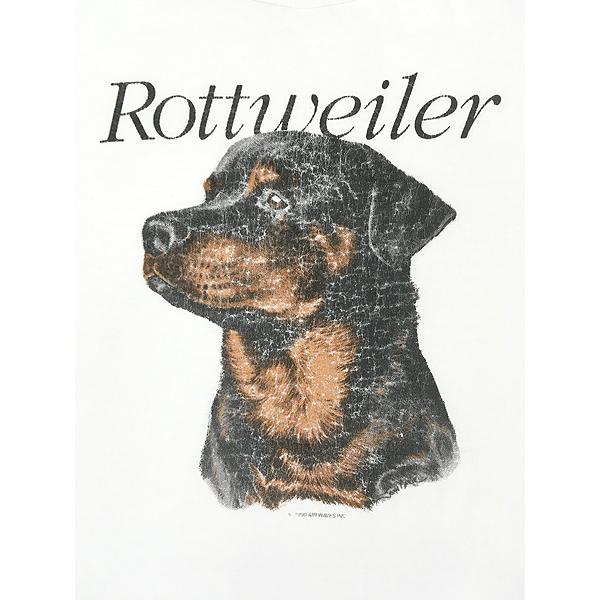 古着 90s USA製 犬 ロットワイラー アニマル Tシャツ XXL : 古着屋 