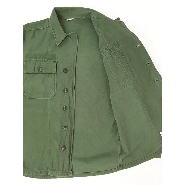 古着 60s 米軍 US ARMY 「1st 後期」 100% コットン サテン ミリタリー 