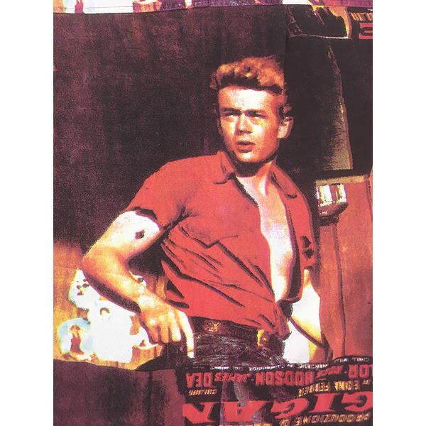 古着 90s Culture 「James Dean」 映画 ムービー フォト 半袖 レーヨン 