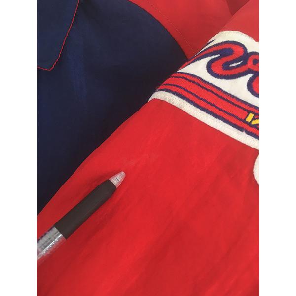 古着 90s USA製 STARTER MLB Atlanta Braves ブレーブス パデット 襟