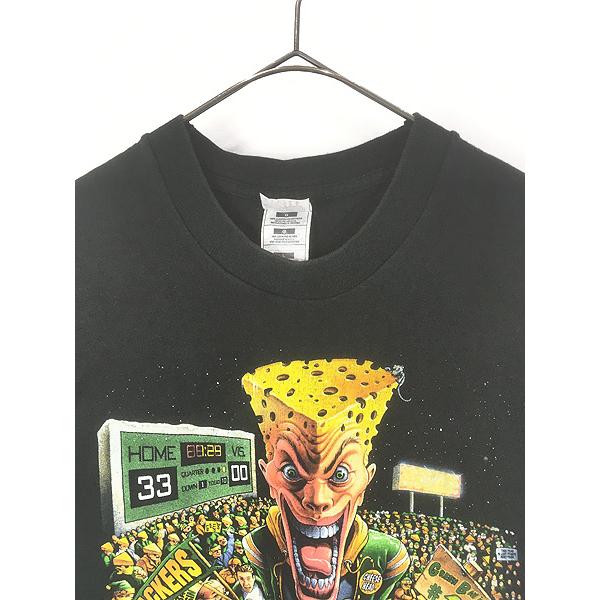 古着 90s USA製 NFL Green Bay Packers パッカーズ チーズヘッド