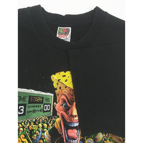 古着 90s USA製 NFL Green Bay Packers パッカーズ チーズヘッド