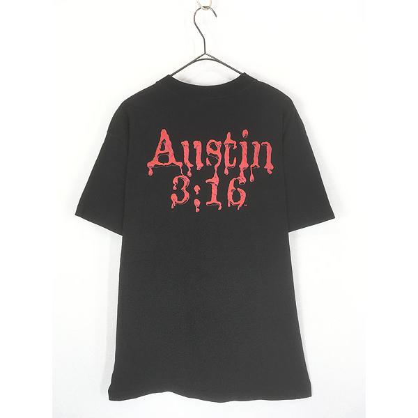 古着 90s USA製 WWF Stone Cold Austin 3:16 スカル レスリング