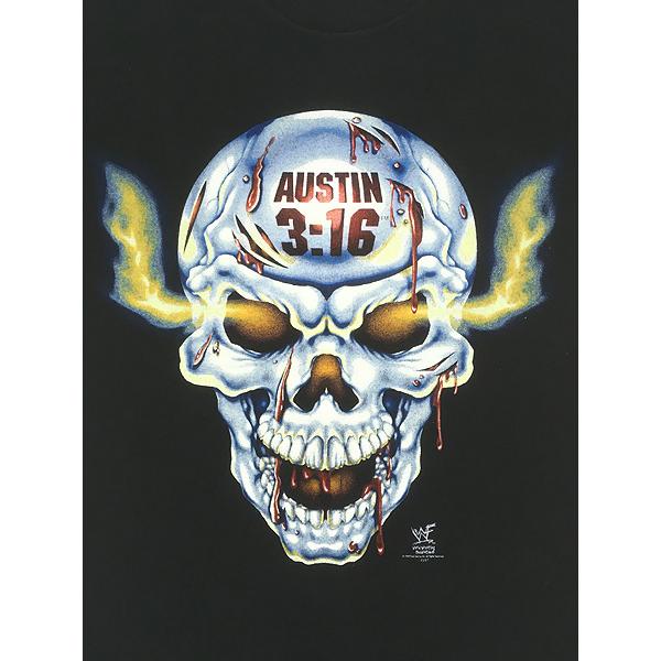 古着 90s USA製 WWF Stone Cold Austin 3:16 スカル レスリング