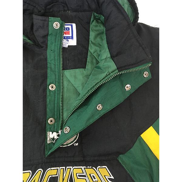 キッズ 古着 90s NFL Green Bay Packers パッカーズ パデット ナイロン