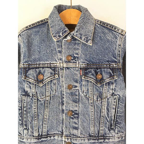 キッズ 古着 90s Canada製 Levi's 75406-0412 ブルー デニム