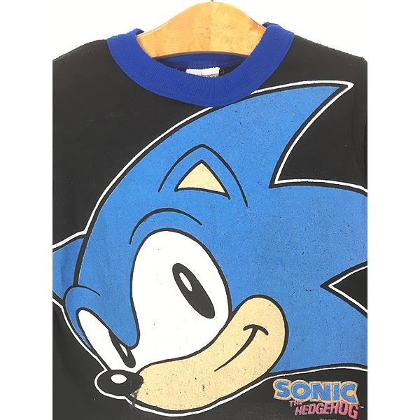 キッズ 古着 90s USA製 SEGA SONIC THE HEDGEHOG ソニック 