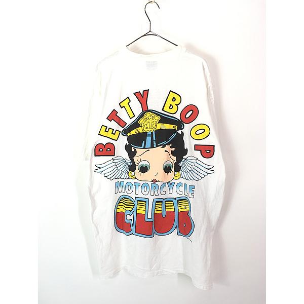 レディース 古着 90s BETTY BOOP MOTORCYCLE CLUB ベティ ブープ