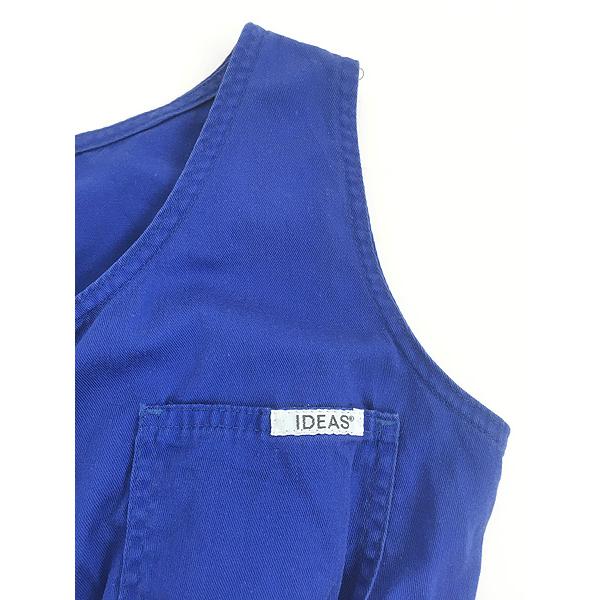 レディース 古着 90s USA製 IDEAS フロント スナップ ボタン コットン