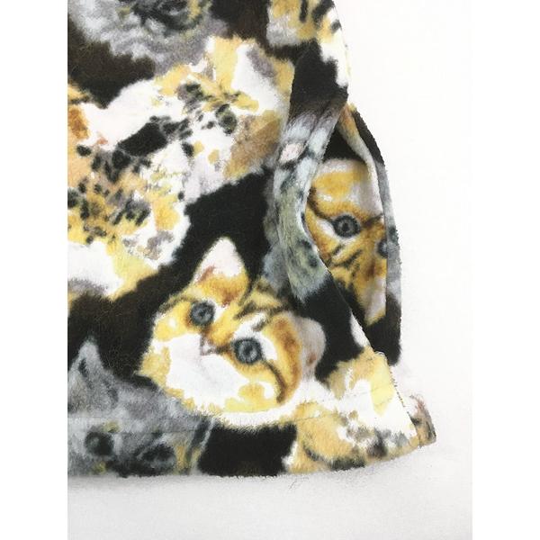 アメリカ古着 猫シェニールローブ 部屋着 バスローブ 羽織り ヴィンテージ アメリカ古着 猫シェニールローブ 部屋着 バスローブ 羽織り ヴィンテージ