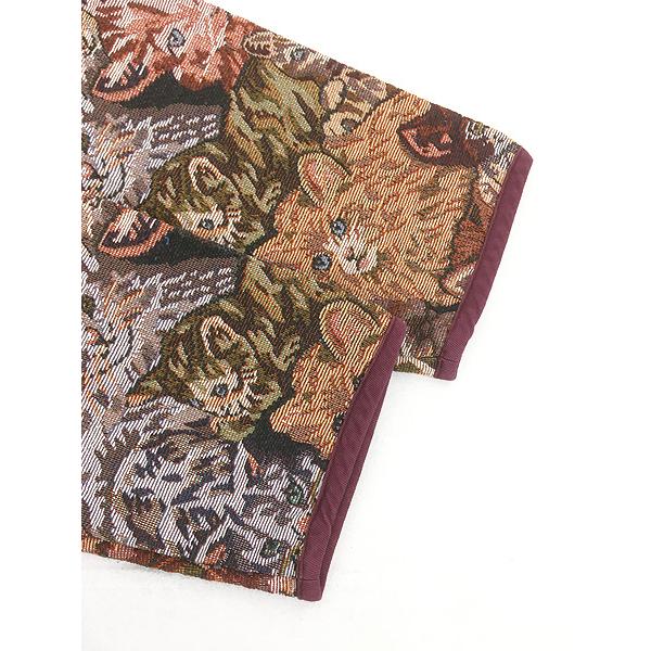 レディース 古着 BLAIR 猫 ねこちゃん アニマル デザイン パイピング