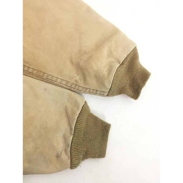 レディース 古着 80s USA製 Carhartt 裏地 メッシュ フェード ブラウン