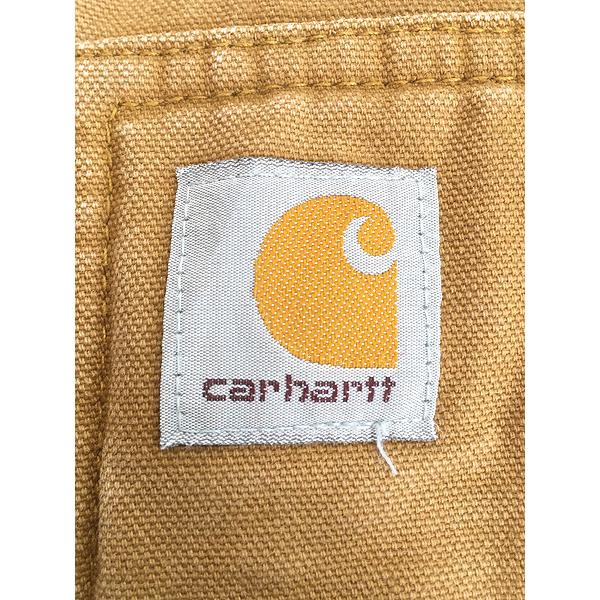 レディース 古着 Carhartt ブラウン ダック 防寒 パデット アクティブ