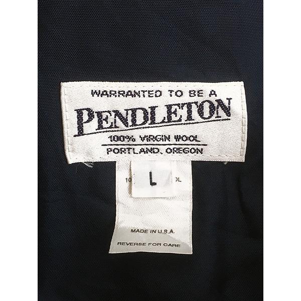 レディース 古着 00s USA製 Pendleton ブラックウォッチ チェック