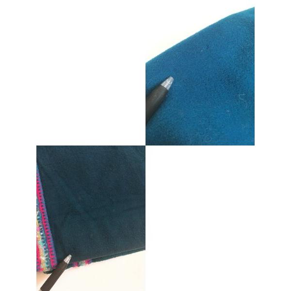 レディース 古着 90s COLORATURA 異素材 パッチワーク アップリケ