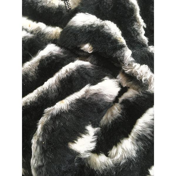 レディース 古着 90s AMERI MODE モノトーン シェブロン ストライプ