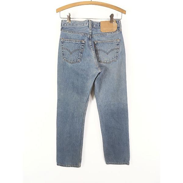 レディース 古着 90s Levi's 6501-0193 濃紺 ブルー デニム パンツ