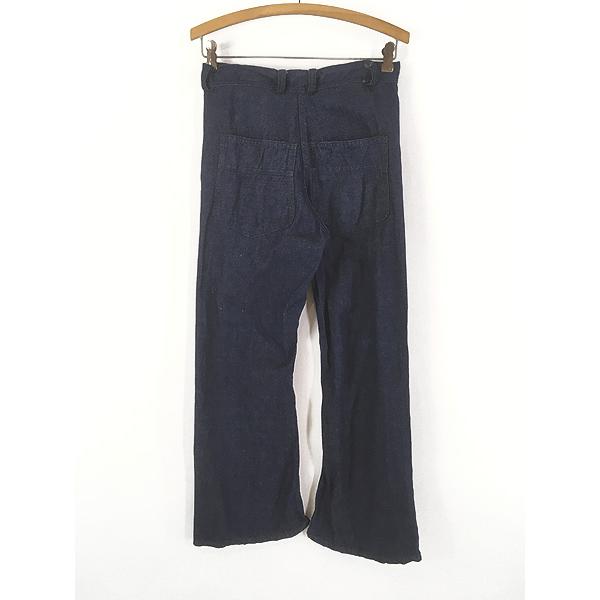 レディース 古着 40s 米軍 US NAVY 「巻きパンツ」 真紺 インディゴ