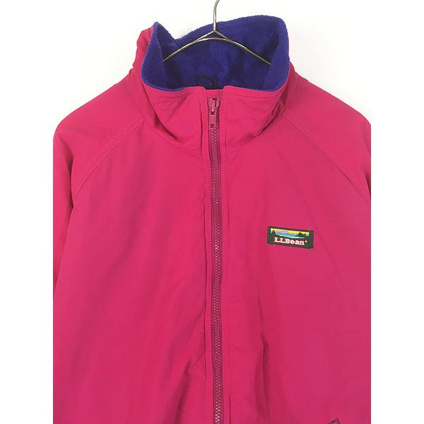 レディース 古着 80s USA製 LL Bean 「Warm-up Jacket」 フリース 