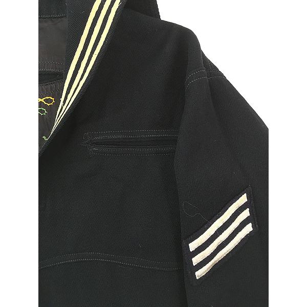 レディース 古着 40s 米軍 US NAVY 豪華 ハンドステッチ リメイク
