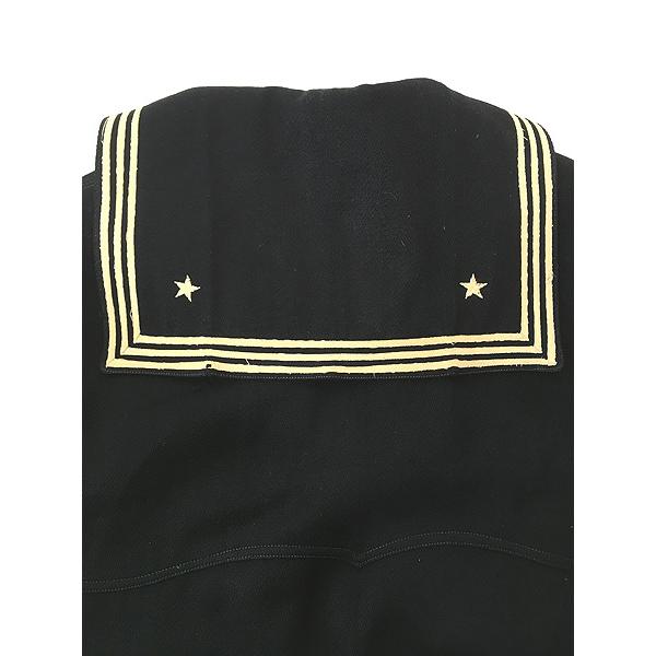 レディース 古着 40s 米軍 US NAVY 豪華 ハンドステッチ リメイク