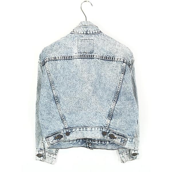 レディース 古着 90s USA製 Levi's 57598-0722 ブルー ケミカル デニム