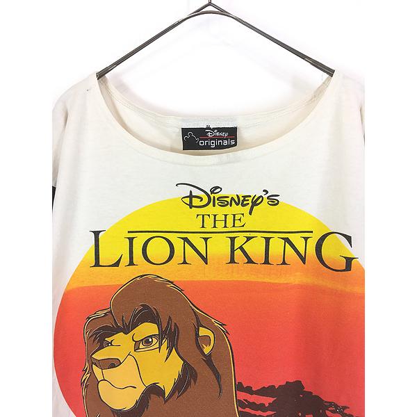 レディース 古着 90s USA製 Disney The Lion King ライオン