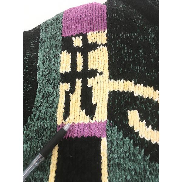 レディース 古着 90s jamie sadock ネイティブ モールヤーン 