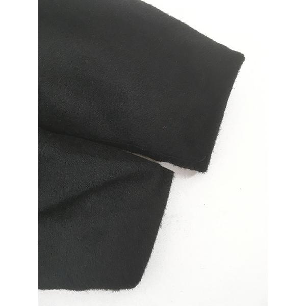 レディース 古着 60s オールブラック ショールカラー シャギー