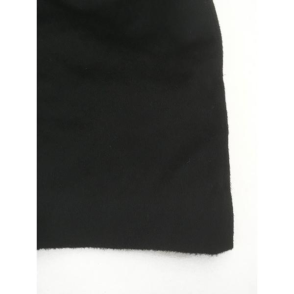 レディース 古着 60s オールブラック ショールカラー シャギー カシミヤ ウール コート M位 レディース 古着 60s オールブラック ショールカラー シャギー