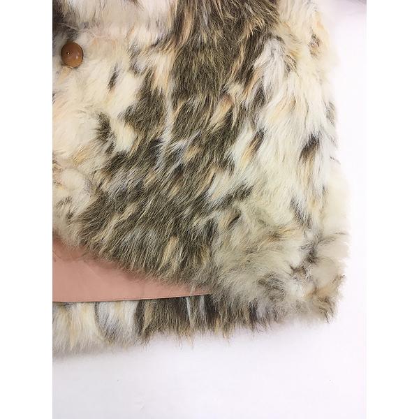 レディース 古着 70s Sears Fashions リブニット ウッドボタン