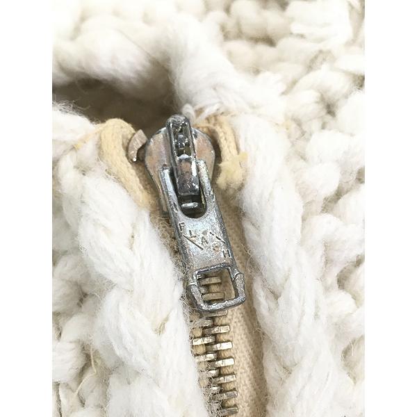 レディース 古着 70s タツノオトシゴ 素潜り ショールカラー ローゲージ ウール ニット カウチン カーディガン ジャケット L位 レディース 古着 70s タツノオトシゴ 素潜り ショールカラー