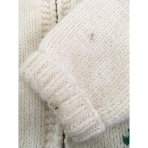 レディース 古着 60s モミの木 犬ぞり ショールカラー ローゲージ