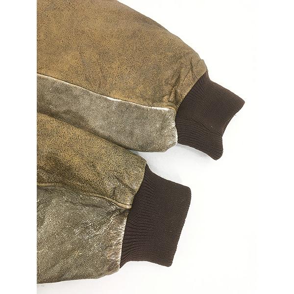 レディース 古着 80s LL Bean Type A-2 本革 ゴートスキン レザー