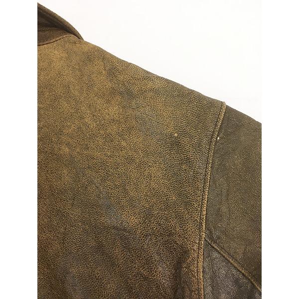 レディース 古着 80s LL Bean Type A-2 本革 ゴートスキン レザー