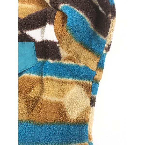 レディース 古着 14s Patagonia ネイティブ ボーダー 総柄 スナップT