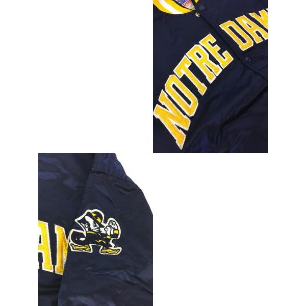古着 90s USA製 STARTER Notre Dame Fighting Irish カレッジ アメフト 