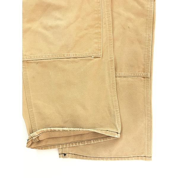 古着 70s USA製 Carhartt ブラウン ダック Wニー ペインター ワーク