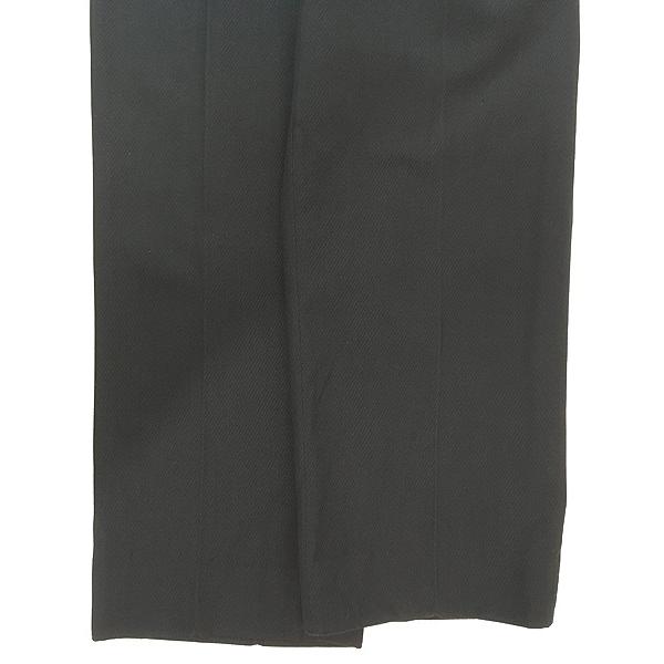 古着 50-60s 凹凸 ブラック ギャバジン ウール スラックス パンツ