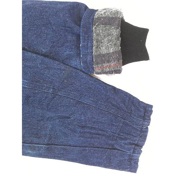 古着 70s USA製 Carter's ブランケット ライナー 真紺 デニム ワーク