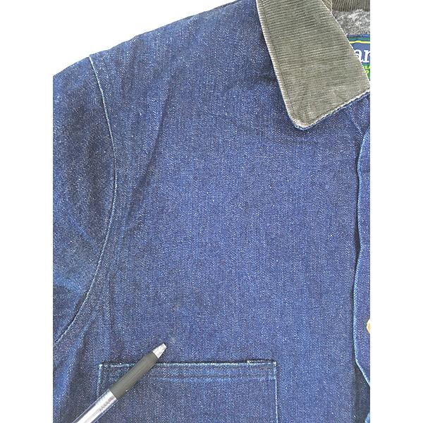 古着 70s USA製 Carter's ブランケット ライナー 真紺 デニム ワーク