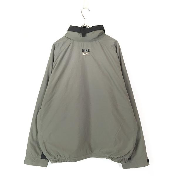 古着 90s NIKE ロゴ 刺しゅう 2way パデット ナイロン ジャケット L